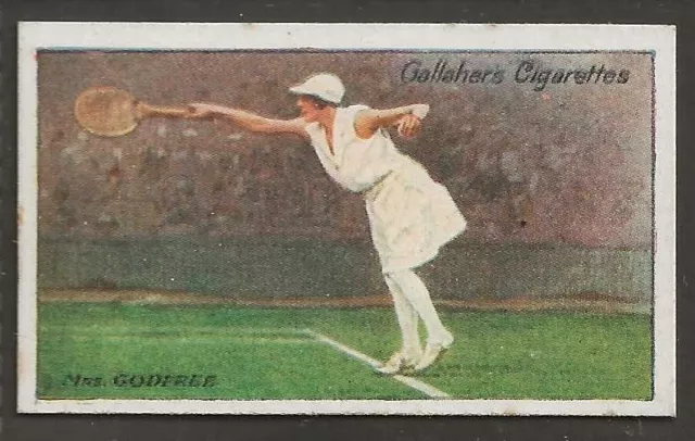 Gallaher-Lawn Tennis Celebrities 1928-#01- Mrs Godfree Nee Mckane