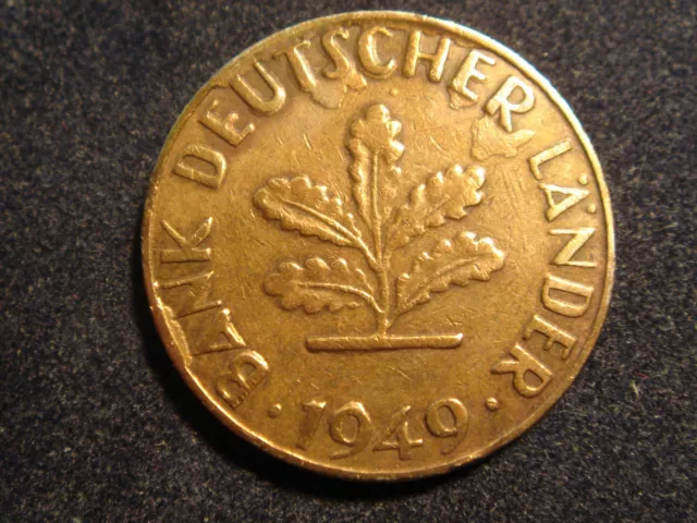 10 Pfennig BDL 1949 J Fehlprägung Bank Deutscher Länder Deutsche Mark DM