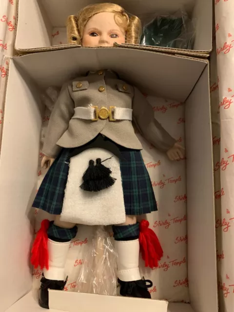 Danbury Mint- WEE WILLIE WINKIE- Shirley Temple Dolls of the Silver Screen NIB