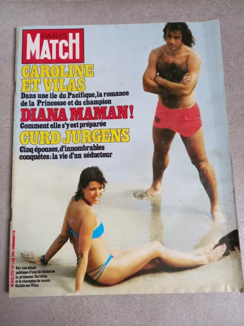 PARIS MATCH n°1727 2 juillet 1982 Caroline de Monaco Johnny Hallyday Lady Di L37