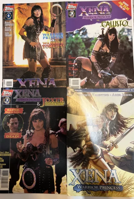 Xena warrior princess comic book lot Of 4