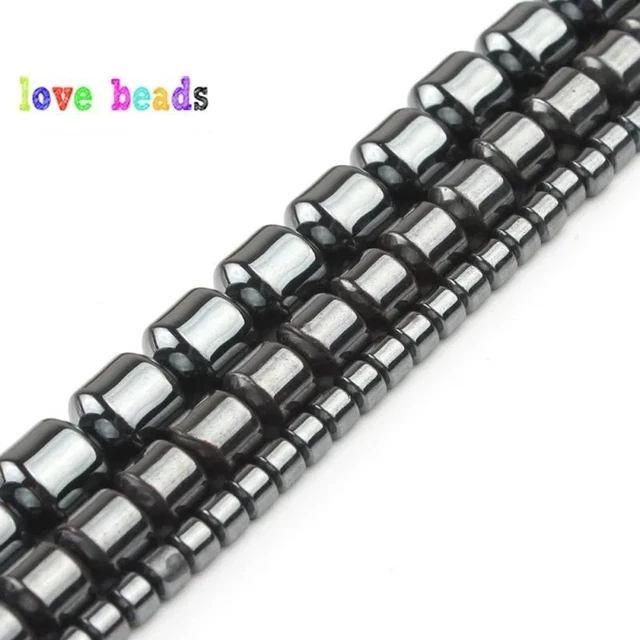 55-142Pcs Hematites Loose Beads Natural Stone Jewelry Making Diy Bracelet Set