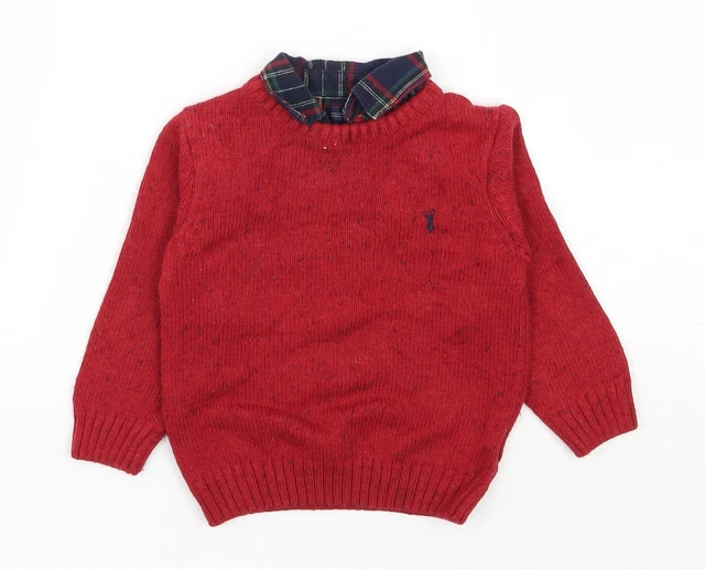 Maglione pullover rosso bambino NEXT taglia 12-18 mesi