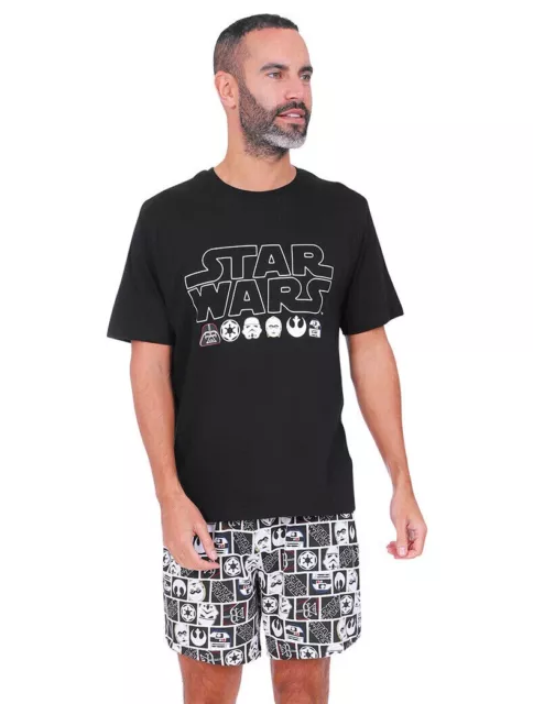 Homme Star Wars Personnages Coton Short Pyjama TAILLES S À 3XL Hommes Pyjamas