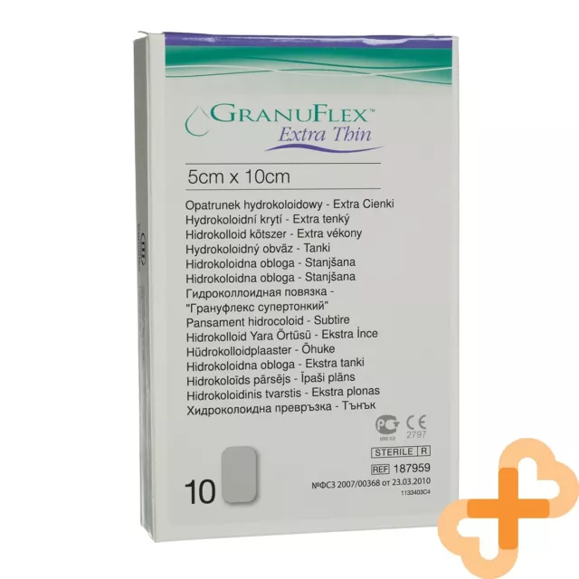 ConvaTec Granuflex Extra Mince Hydrocolloïde Bandage 5 X 10 CM 10 Pièces Stérile 3