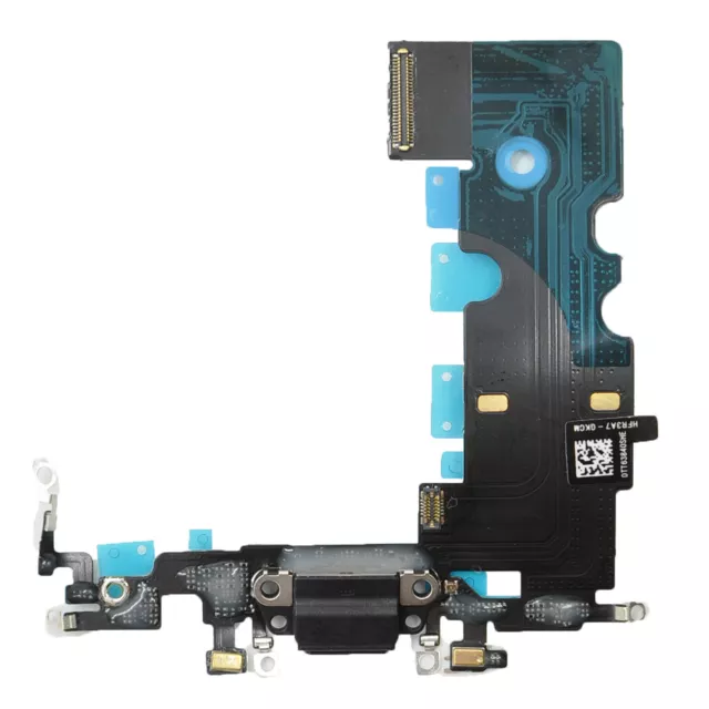 iPhone 8 Plus OEM Ladebuchse Flex Kabel Dock Connector Antenne Mikrofon Schwarz