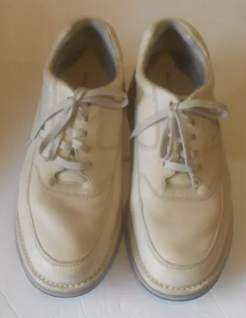 MEN'S ROCKPORT VIBRAM ProWalker Cream Leather Walking Shoes M9211 Size ...