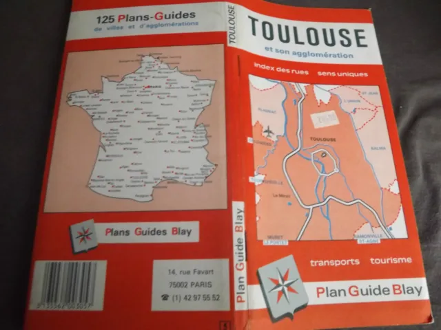 Plan guide Blay toulouse 1986