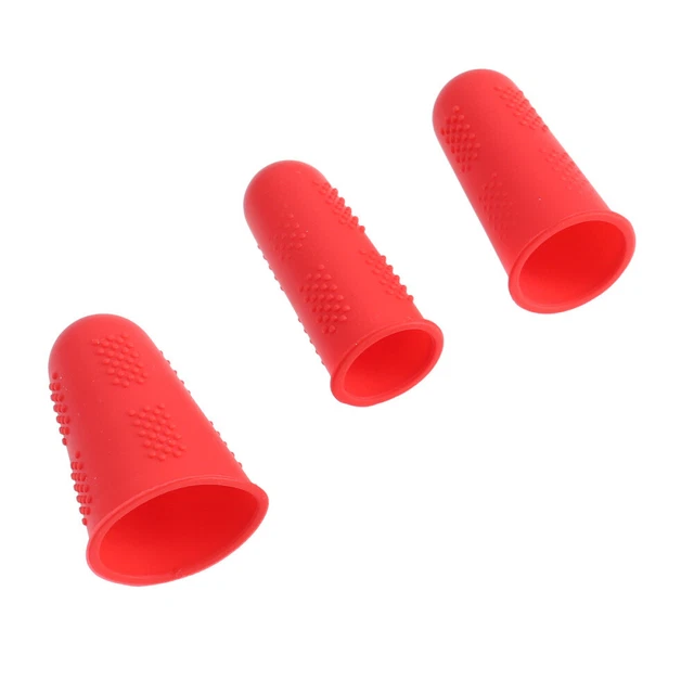 12pcs silicone doigt doigt bouts de doigts gants de protection nail art doigt
