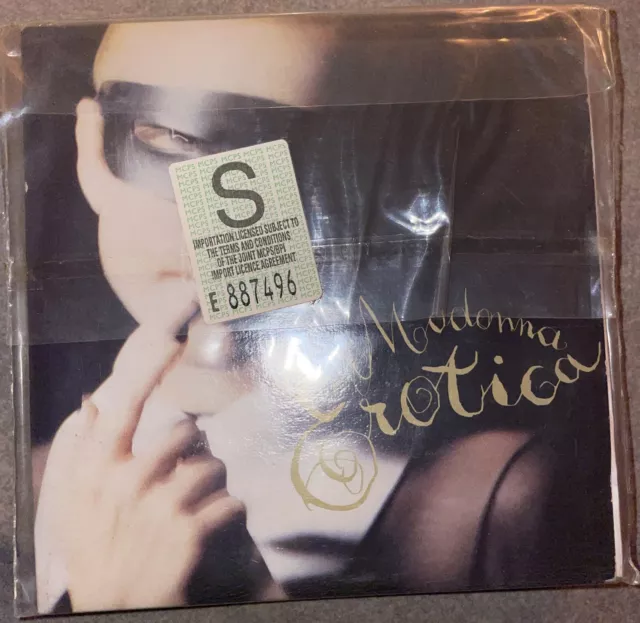 Madonna Erotica CD Single UK Import 1992 Cardboard Sleeve