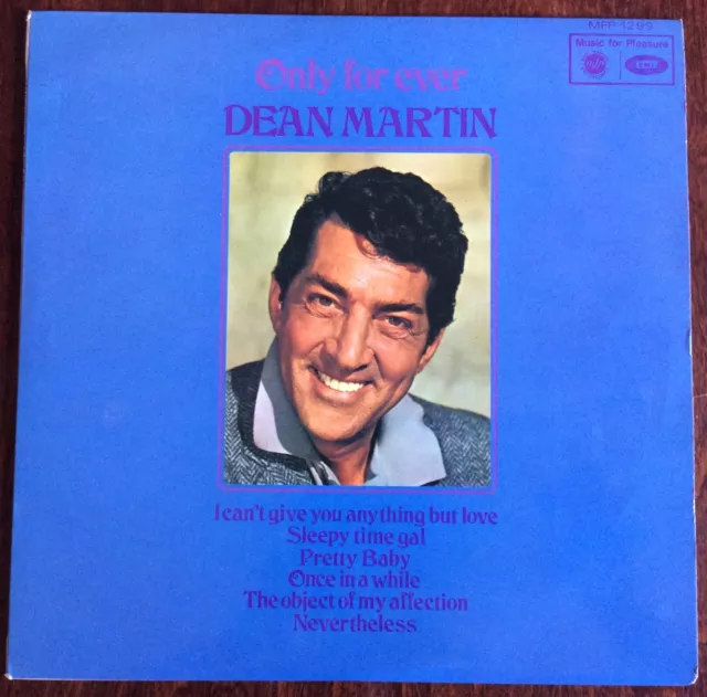 Dean Martin,Only For Ever,Vintage 12”  Album,Lp 33,Excellent.condition
