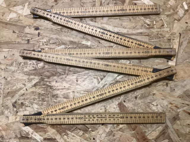 Vintage Rabone Chesterman 2m folding rule.        (RW)