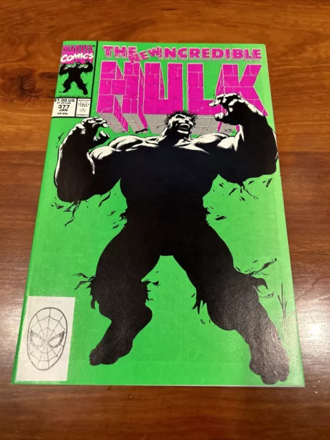 Marvel Comics New Incredible Hulk 377 January 1991