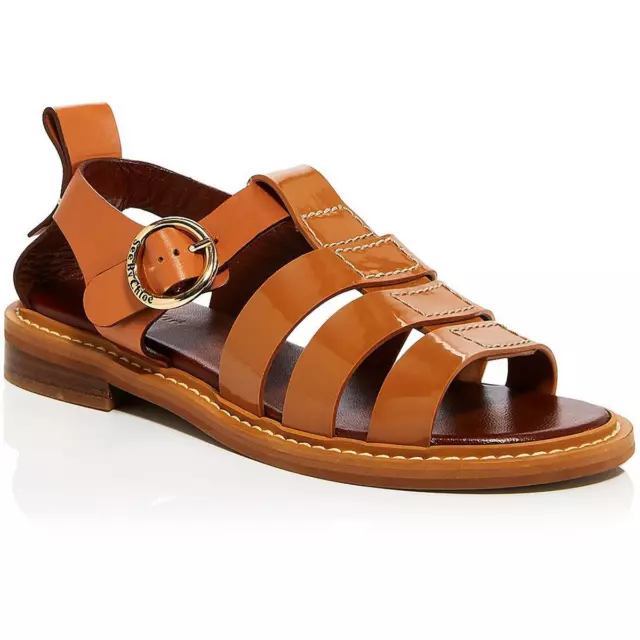 See by Chloe Womens Millye Leather Open Toe Fisherman Sandals Flats BHFO 0396