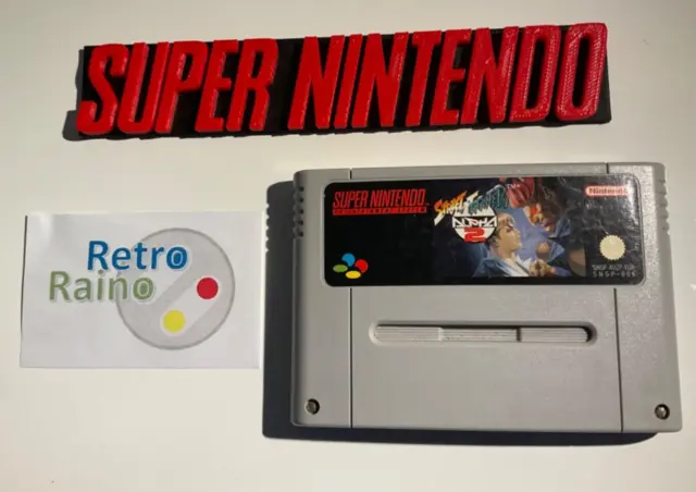 SNES - Super Nintendo Spiel - STREET FIGHTER ALPHA 2 II - Modul