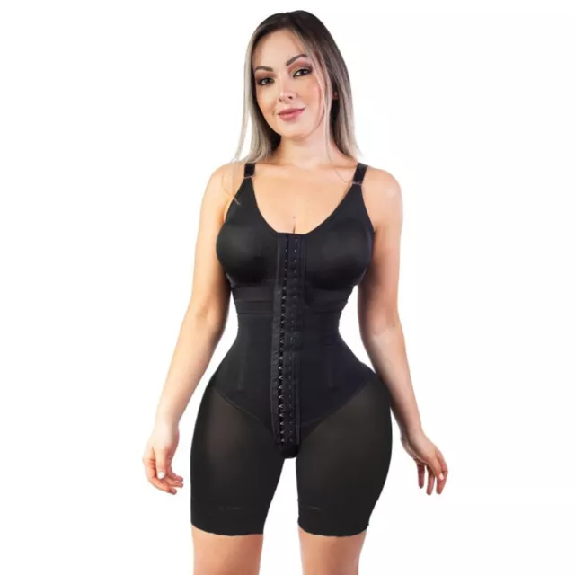 REAL CURVY WOMEN Fajas Colombianas Lace Body Suit Spandex Enhancer