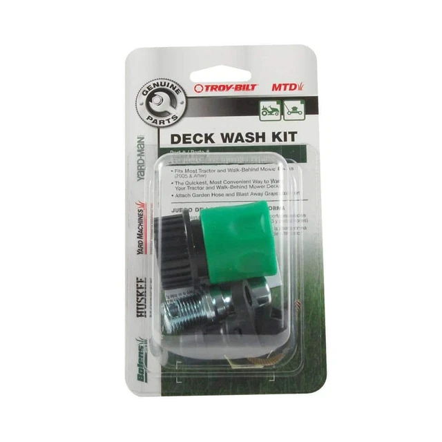 Tractor Deck Wash Kit 42 in. Walk-Behind Mower Parts Garden Hose Attachment