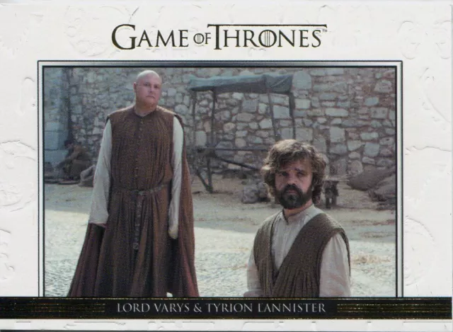 Game Of Thrones Season 6 Gold Relationships Chase Card DL31 Lord Varys & Tyrion