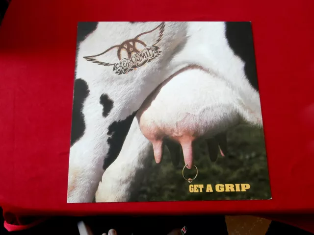 Aerosmith~Get A Grip~ Rare~ Near  Mint~ ~ Promo Poster Flat ~ 12" X 12"