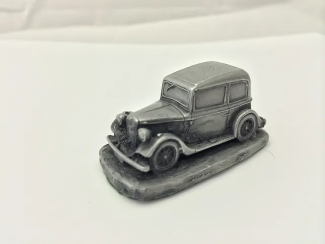 Austin Seven Ruby circa 1934 car Pewter Effect Car 1:92 Scale model car ref10