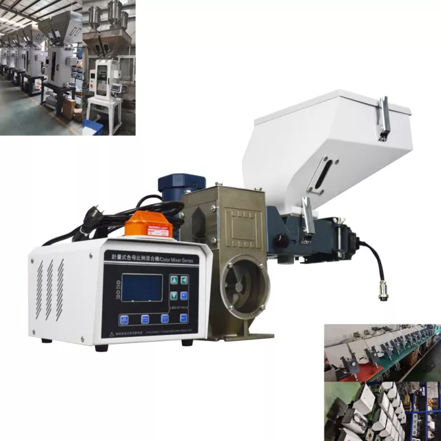Monochrome Plastic Metering Masterbatch Mixer Used for Plastic Injection Molding