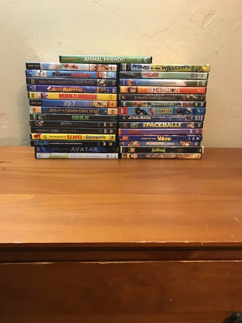 Multiple selection Family DVDs used