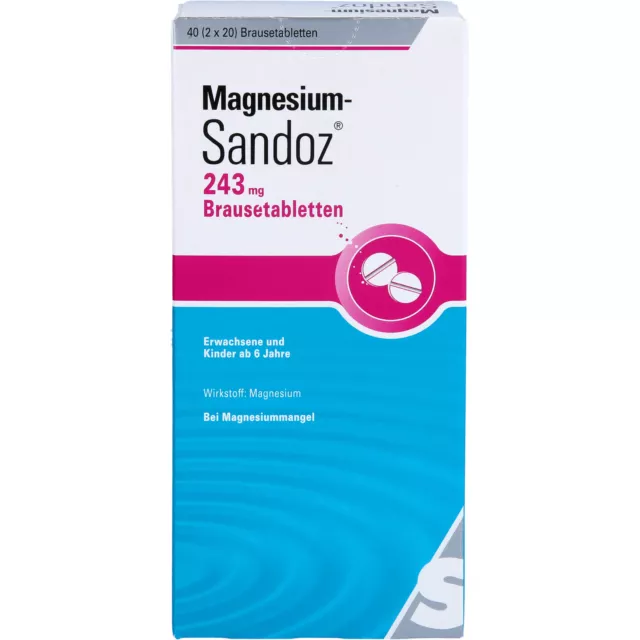 Magnesium-Sandoz 243 mg Brausetabletten, 40 St. Tabletten 11013448