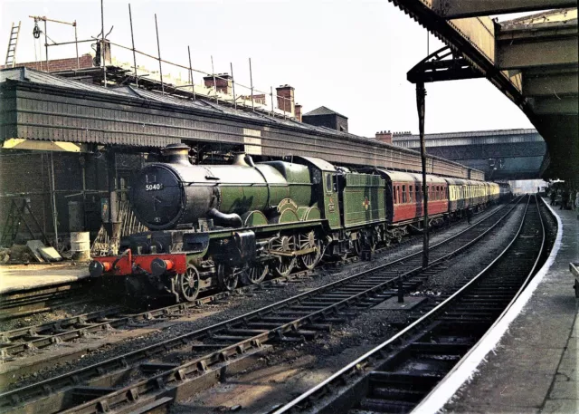 GWR & LNWR Shrewsbury Station steam & diesel  6x4" Colour & BW Photo Prints