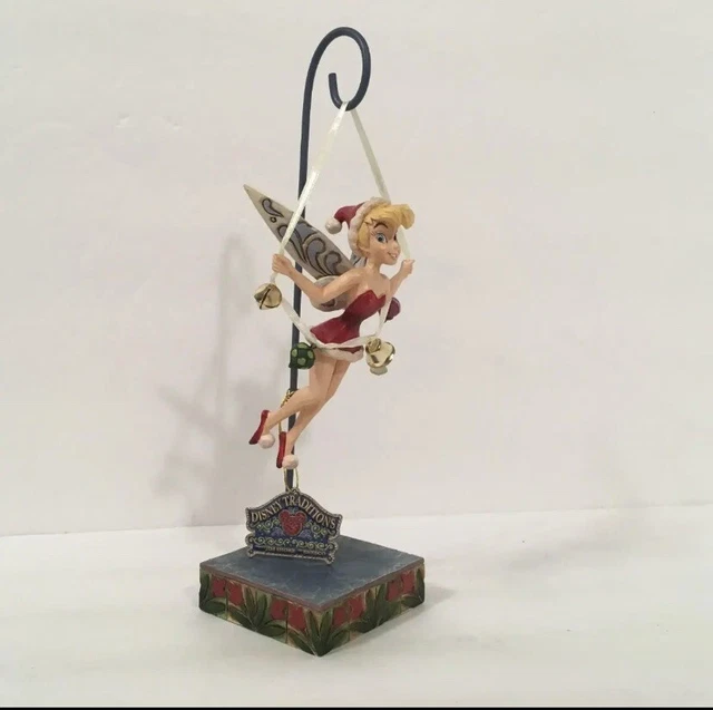 Enesco Disney Showcase Jim Shore Tinker Bell Let The Season Ring Figurine 10" T