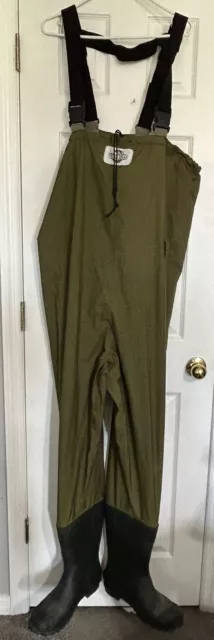 WHITE RIVER FLY Shop Fishing Chest Waders with Suspenders Size 10 $51.00 -  PicClick