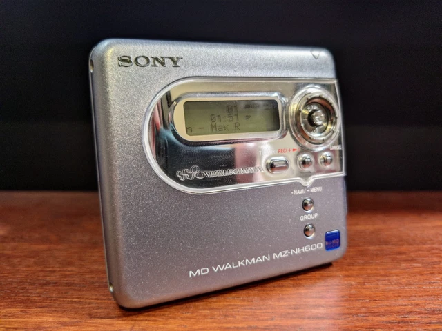 SONY HI-MD WALKMAN MZ-NH600 | Lossless Optical Input | PCM Recording ...