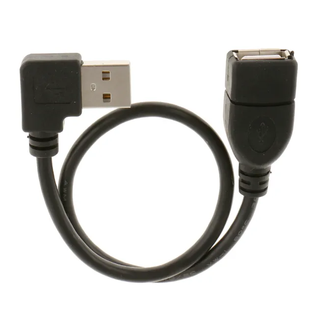 High-USB 2.0 right-angled to socket, OTG cable converter