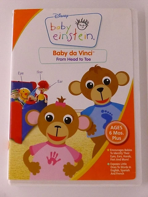 BABY EINSTEIN: BABY da Vinci FROM HEAD-DVD-French & English-FREE SHIP ...