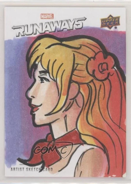 2020 Upper Deck Marvel Runaways Sketch Cards 1/1 Omar Salinas #SKT Auto 0n8
