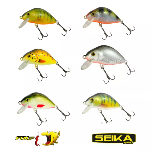 FTM Seika Pro KAMAKURA Crankbait Hecht Wobbler | Kunstköder 13,8g, 6cm Köder