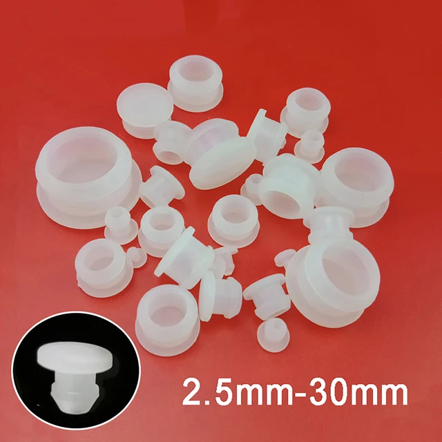 Assorted Silicone Rubber Hole Plugs & Blanking End Caps – 2.5mm To 60.6mm Round 1 thumbnail image