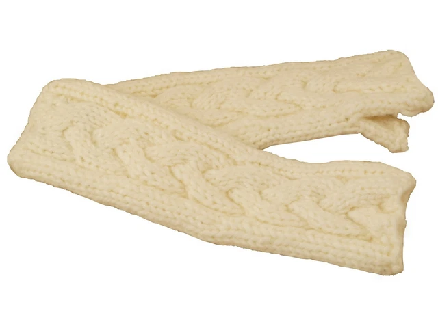 Seeberger Handstulpen lang Damen Winterstulpen Strick Stulpen Damenstulpen