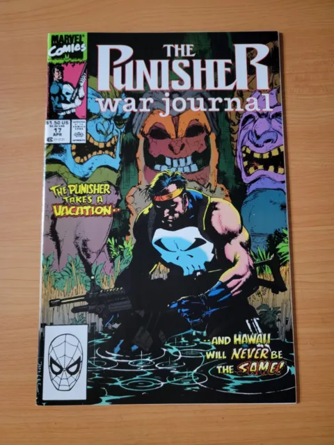 Punisher War Journal #17 Direct Market Edition ~ NEAR MINT NM ~ 1990 Marvel