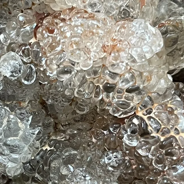 Glassy leklai similar  to Hyalite Opal Form Bubbly Botryoidal  botroydal 179 g