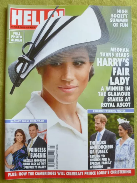 Hello! Magazine / 2 July 2018 / Meghan Turns Heads, Harry's Fair Lady