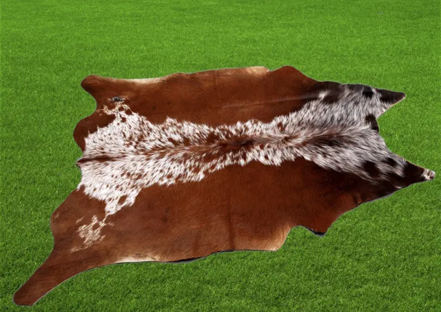 Nuevas alfombras de cuero de vaca cuero de vaca 17,33 pies cuadrados (52""x48") piel de vaca U-4981