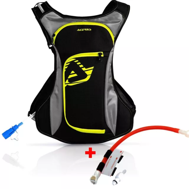 Acerbis Aqua Drink Trinkrucksack Camelbag 2L 2H Enduro + Uswe Handfree Kit