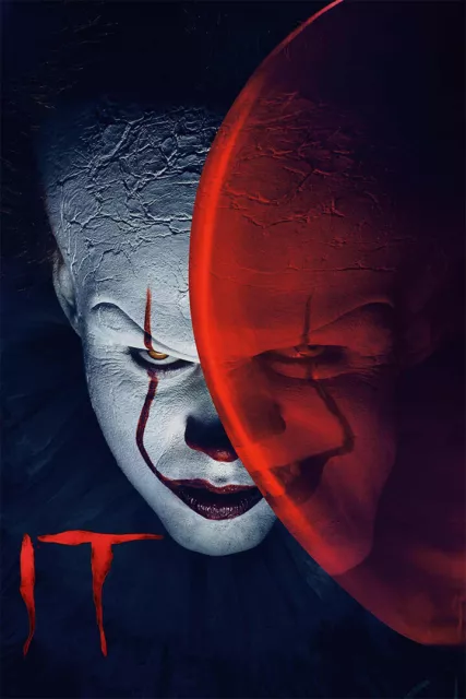 It Movie Pennywise Stephen King Horror 2017 Movie Wall Art Home - POSTER 20x30