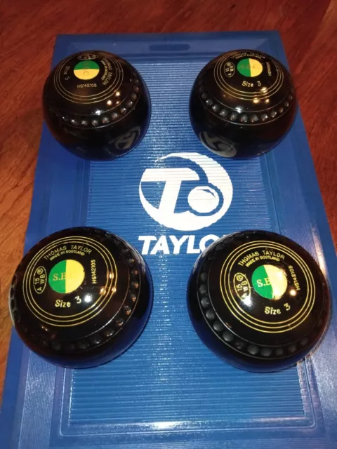 TAYLOR INTERNATIONAL BOWLS - SIZE 3 WB 15 - GREAT CONDITION - Well cared for !!