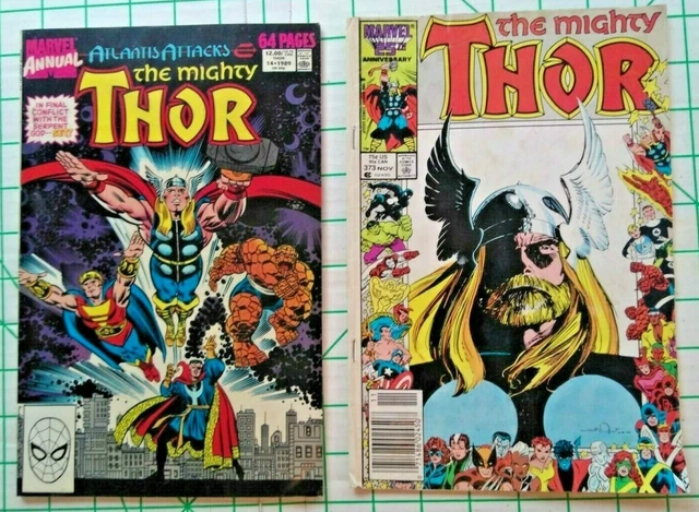 Marvel Comics Annual #14 The Mighty Thor 1989 Bag/Board Vg Free Ship Bonus Book
