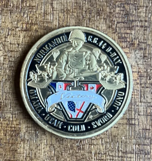 D-Day Commemorative Medal Coin WW2 Collectors