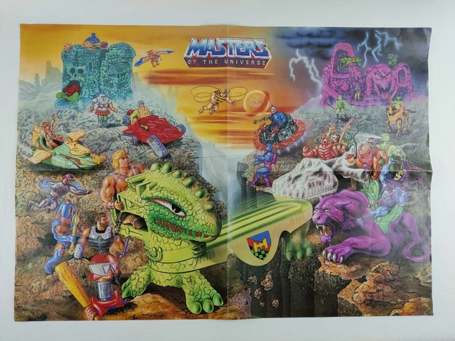 DRAGON WALKER Masters of the Universe MOTU Vintage Poster GERMANY !