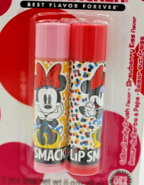Disney Minnie Mouse Lip Smackers Balm Pack of 2 Cotton Candy Stocking Stuffer 2