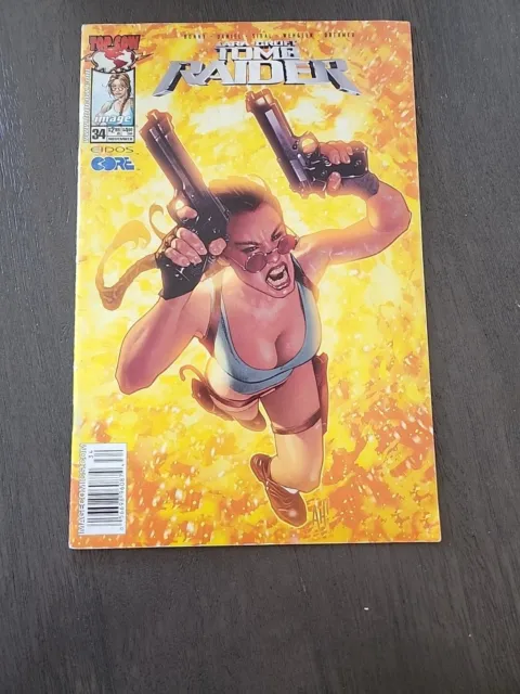Tomb Raider #34 Adam Hughes Newsstand Lara Croft Image Top Cow