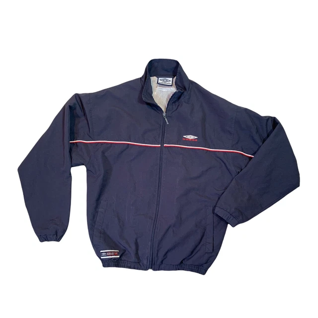 Umbro Giacca Navy Zip Up Bambini Ragazzi XLB (BX04)